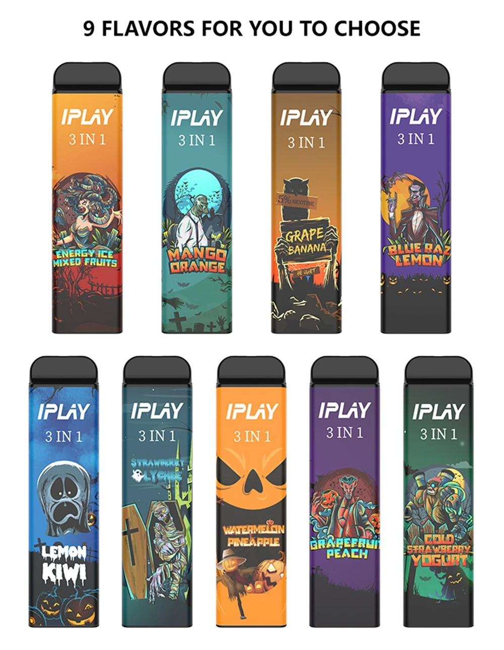 product-1000-1291 IPLAY-3-IN-1-Disposable-Pod-9-flavors