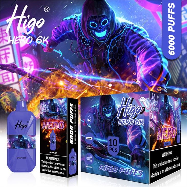Higo HERO 6K 6000 Cigarrillo electrónico Vape desechable