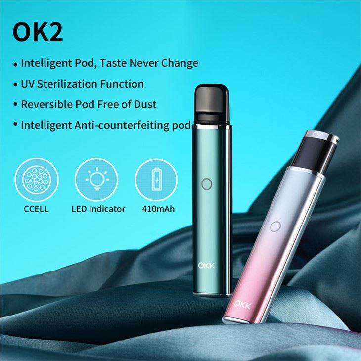 Vape desechable de cigarrillos electrónicos OKK K2