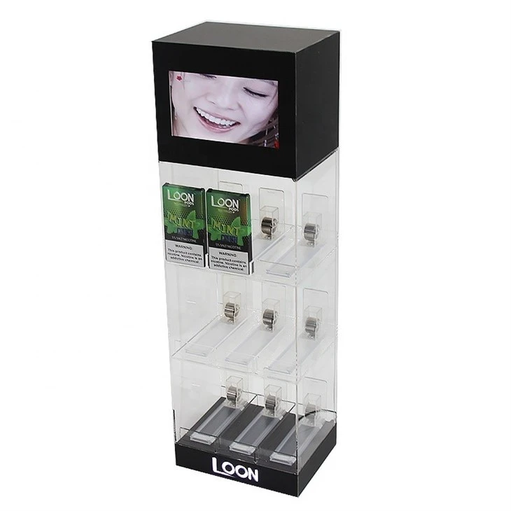 3-layer electronic cigarette display cabinet vape