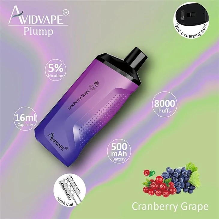 AvidVape Plump 8000 vapes