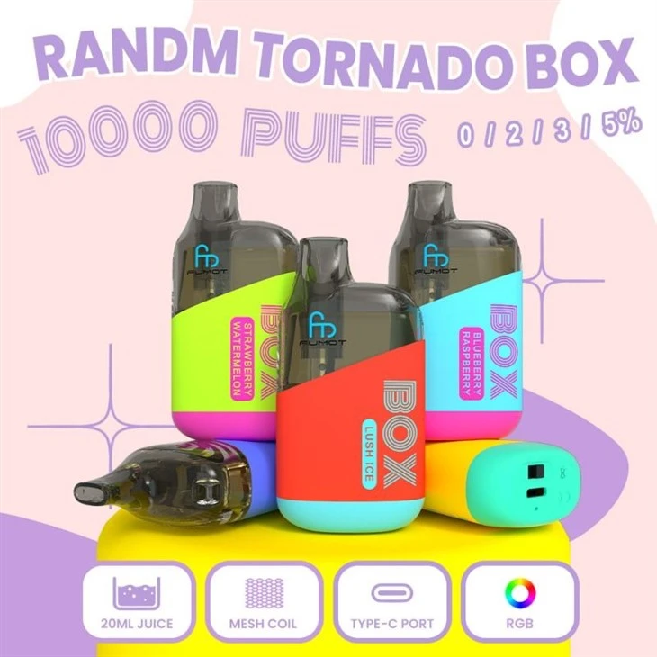 RANDM TORNADO BOX 10000 puffs vapes vape