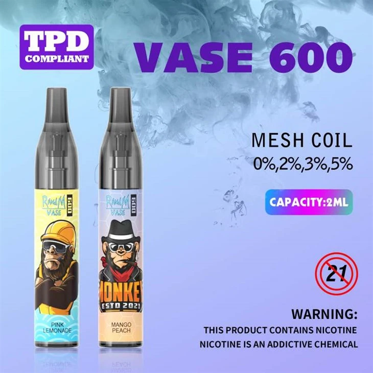 JARRÓN RANDM 600 PUFFS