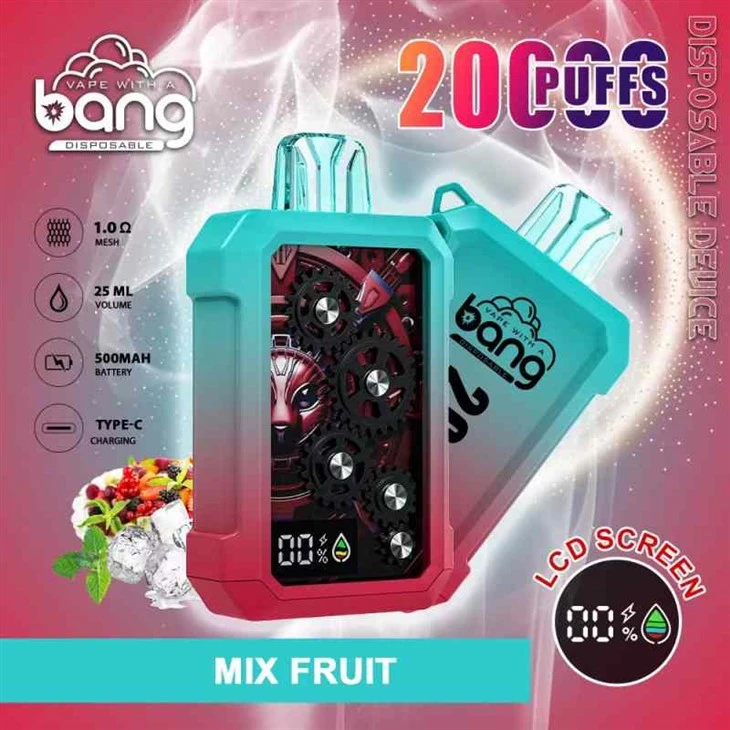 Bang 20000 inhalaciones con pantalla a color Vape