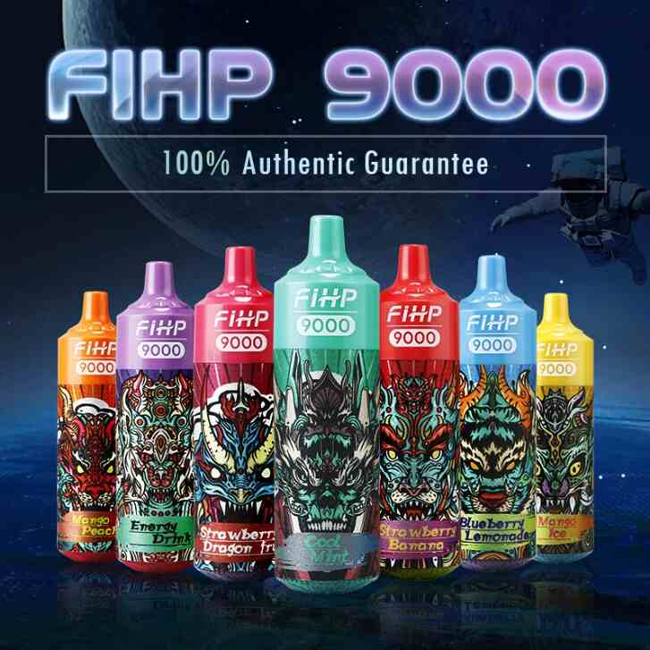 Vape desechable FIHP Tornado de 9000 bocanadas