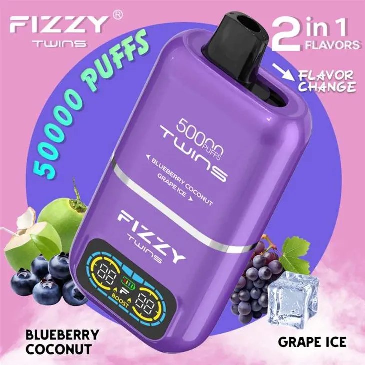 Fizzy Twins 50000 Puffs Dual Sabores