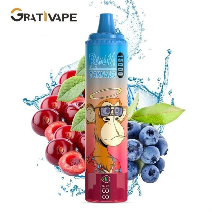 BLUE RAZZ CHERRY Grativape RahdM TORNADO 15000