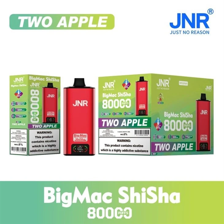 BS07-Two Apple_JNR Big Mac Shisha 80000