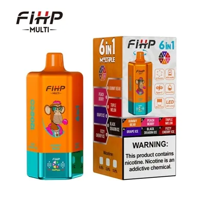 FIHP 6 en 1 120K Puffs: un 'sistema de experiencia-a largo plazo' para cigarrillos electrónicos-d...
