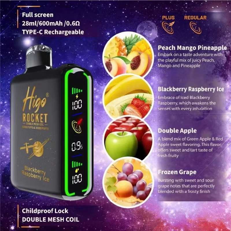 Higo-Rocket-10000-20000-Puff-Fashion-Design-All-Flavors-Available-Crystal-PRO-Cigarette-Disposable-Vape Higo Rocket 20000 Higo-Rocket-10000-20000-Puff-Fashion-Design-All-Flavors-Available-Crystal-PRO-Cigarette-Disposable-Vape Higo Rocket 20000