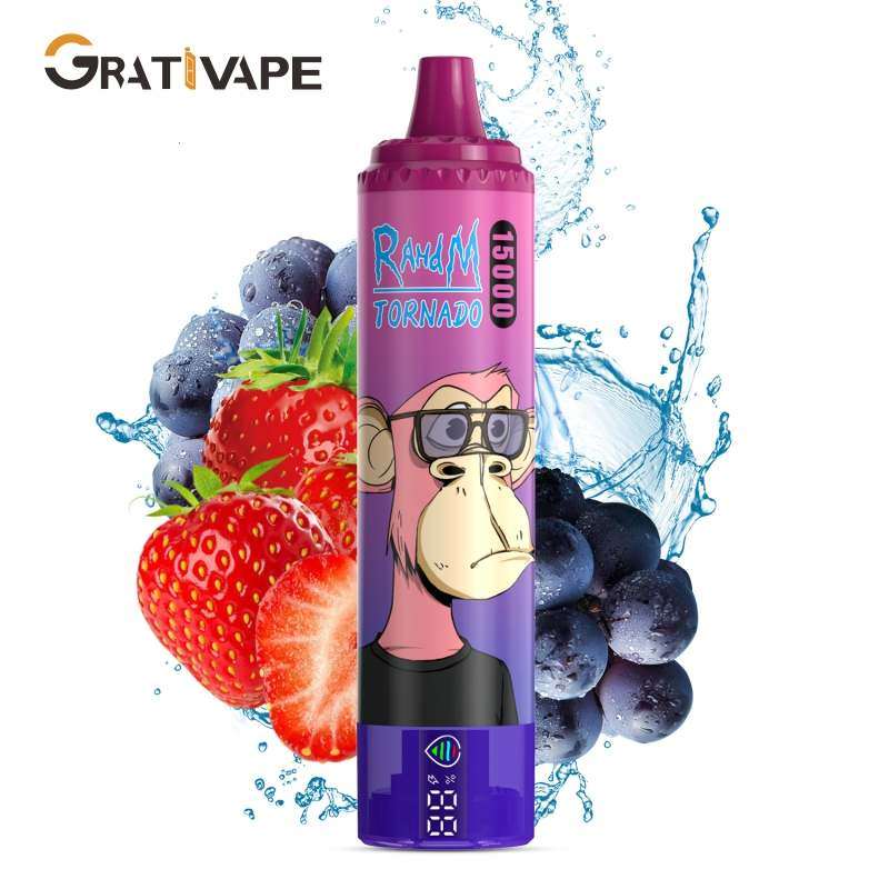 STRAWBERRY GRAPE Grativape RahdM TORNADO 15000