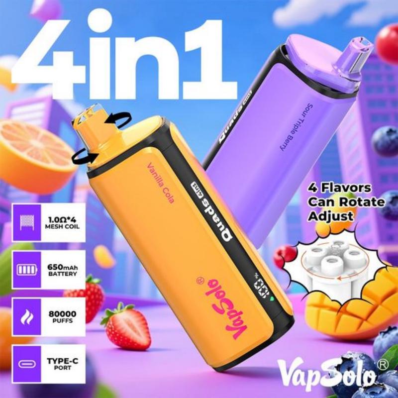Vapsolo-4-in-1-Quadse-Vape-Vapor-Disposable-Electronic-Cigarette-Vape-80K-Puffsvapsolo 80K Vapsolo-4-in-1-Quadse-Vape-Vapor-Disposable-Electronic-Cigarette-Vape-80K-Puffsvapsolo 80K