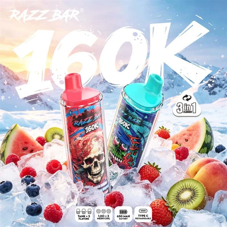 Barra Razz de 3 pulgadas1 160000 bocanadas