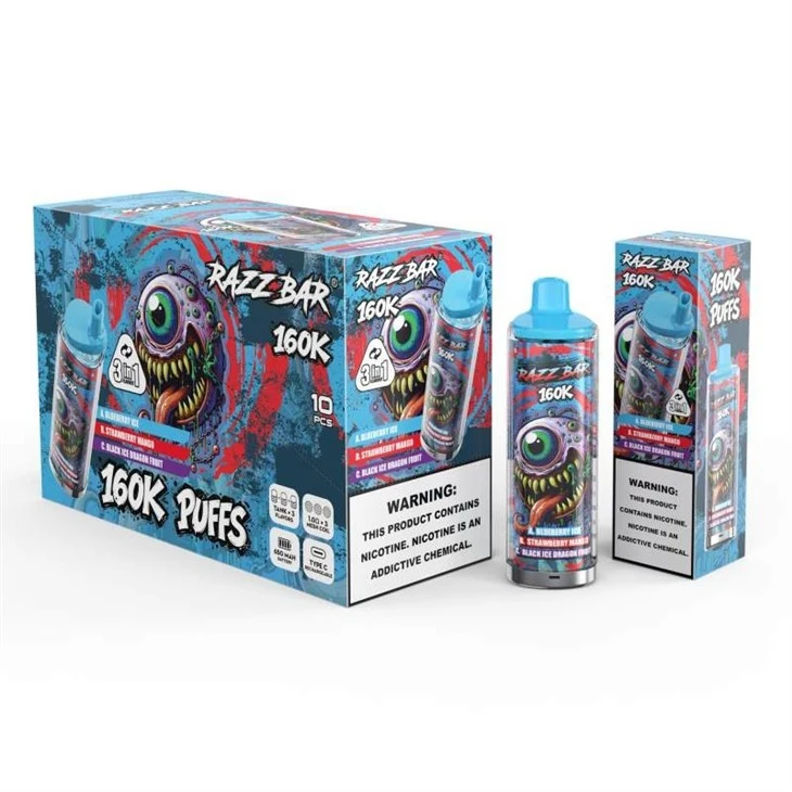 Razz Bar 3in1 160000 Puffs factory