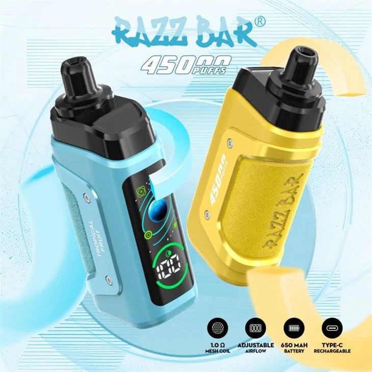 Barra de razz 45000 bocanadas vape