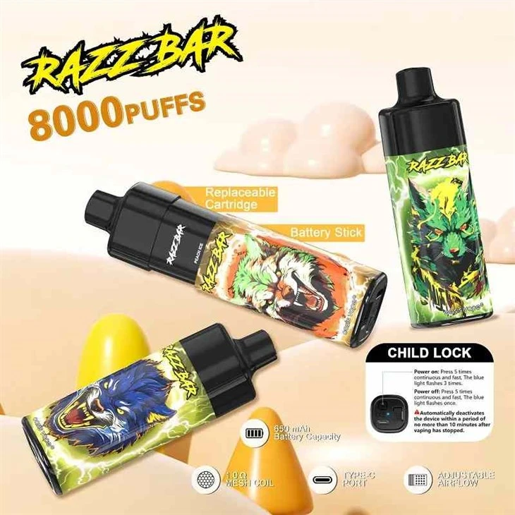 RAZZ BAR 8000 inhalaciones Vape desechable