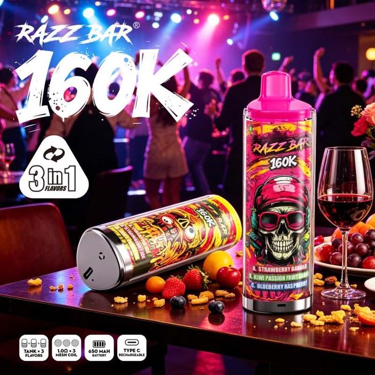 RazzBar 3 pulgadas1 160000 bocanadas