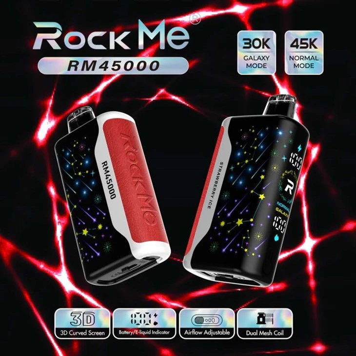 Vaporizador RockMe RM 45000 PUFFS