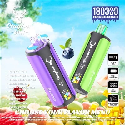 Ciervo Bar 6in1 180K Puffs Vape