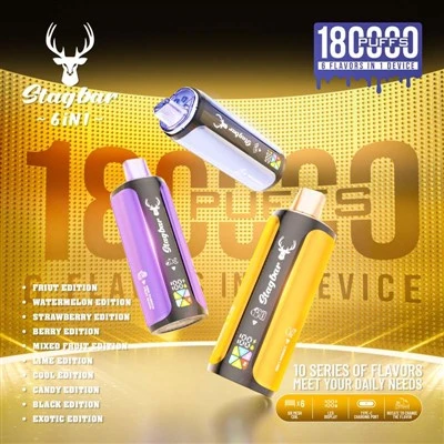 Vaporizador StagBar de 6 pulgadas1 180K Puffs