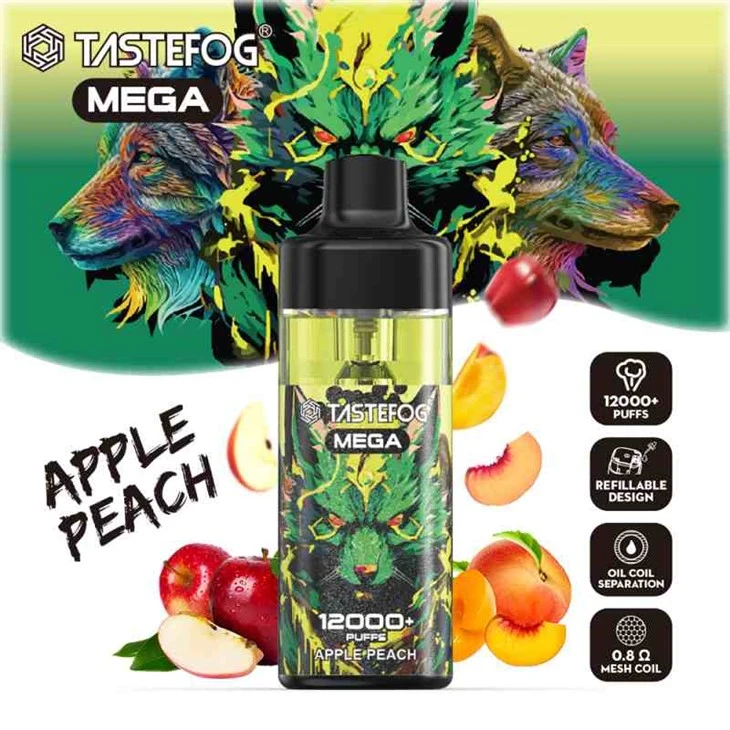 TASTEFOG MEGA 12000 Con Barra Razz