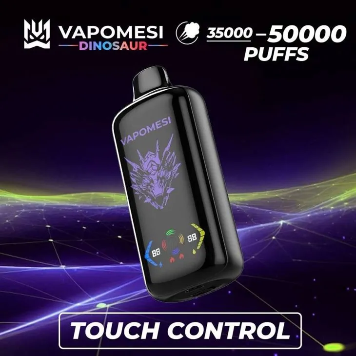 2024-New-Huge-Juice-Capacity-Disposable-50000-Puff-Vapomesi-Dinosaur-Dual-Mesh-Vape-Airflow-Adjustable-Full-Touch-Screen-Europe-German-Wharehouse-Big-Vapor