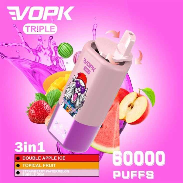 Vopk triple 3 en 1 60000 buffas tres sabores